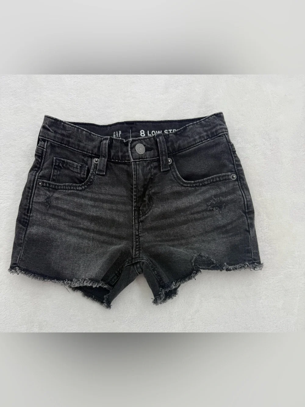 Girls Gap Kids Black Low Stride Shorts Size 8